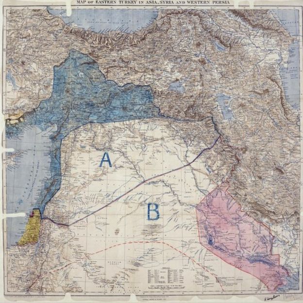 mapa-acordo-sykes-pico-linha-persia-rio-jordao-1916