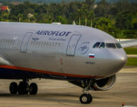 Aeroflot suspende venda de passagens à Turquia