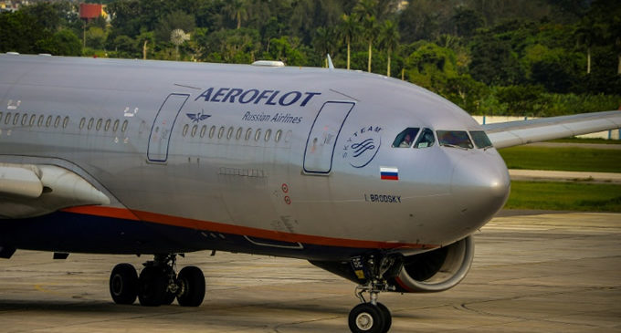 Aeroflot suspende venda de passagens à Turquia