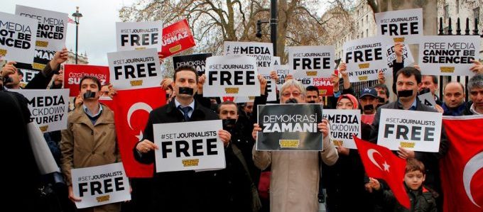 jornalistas liberdades turquia zaman expurgo imprensa censura erdogan golpe