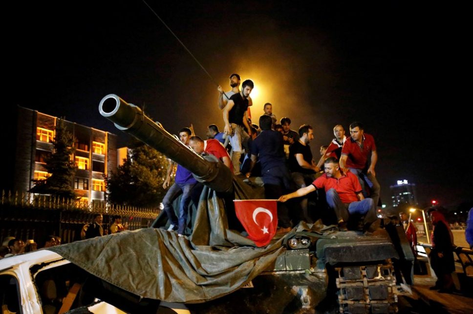 tentativa de golpe na Turquia
