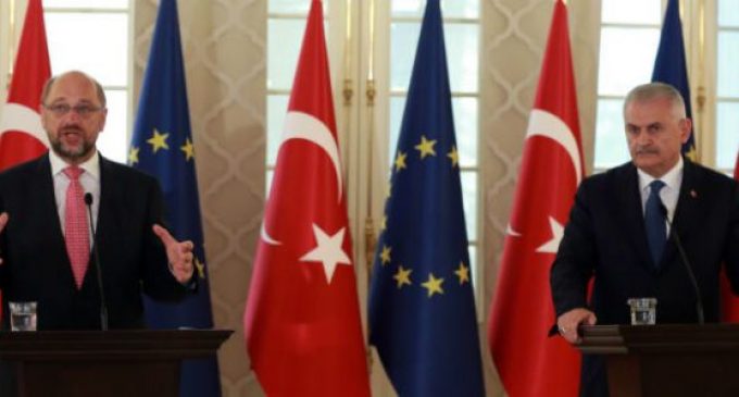 Não nos importamos com o seu limite, diz o Premiê turco a Schulz do Parlamento Europeu