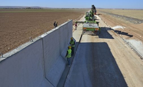 Turquia deve terminar muro de 911 km na fronteira da Síria