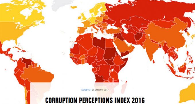 Turquia mergulha do 66º lugar para o 75º no Índice de Percepções de Corrupção de 2016 da TI