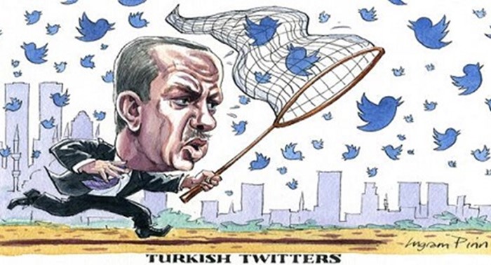 erdogan twitter facebook mídias sociais censura propaganda terrorismo turquia golpe expurgo akp