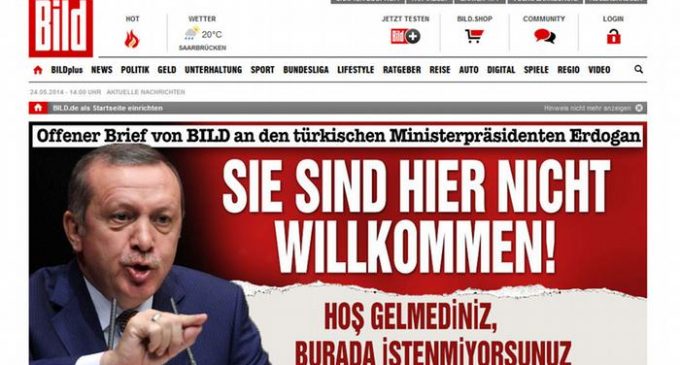 Turquia bloqueia site do jornal alemão Bild