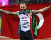 Tatuado, naturalizado e veloz: turco Ramil Guliyev campeão dos 200m quer reconhecimento