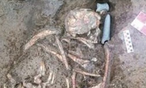 Esqueleto do Período Neolítico enterrado com machado foi encontrado em Istambul