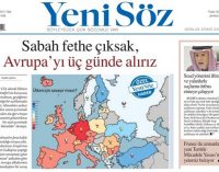 Jornal pró-governo alega que a Turquia conquistaria a Europa em três dias