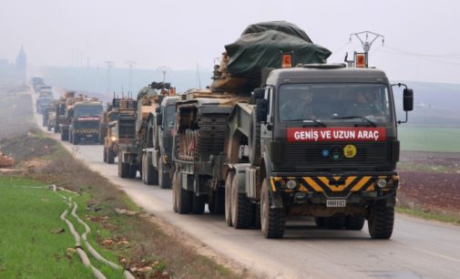 Turquia enviou recentemente cerca de 20.000 soldados para Idlib na Síria