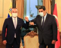 Nicolás Maduro recebe chanceler de Recep Tayyip Erdogan