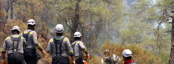 Incêndio florestal no sudoeste da Turquia entra no terceiro dia 