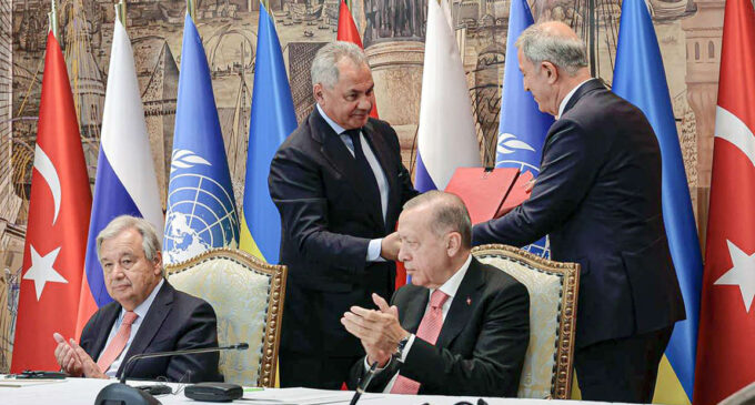 Zelensky, da Ucrânia, recebe o chefe da ONU e líder da Turquia