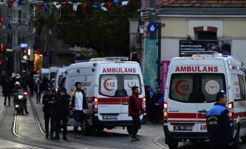 6 mortos e dezenas de feridos em explosão em İstiklal no centro Istambul